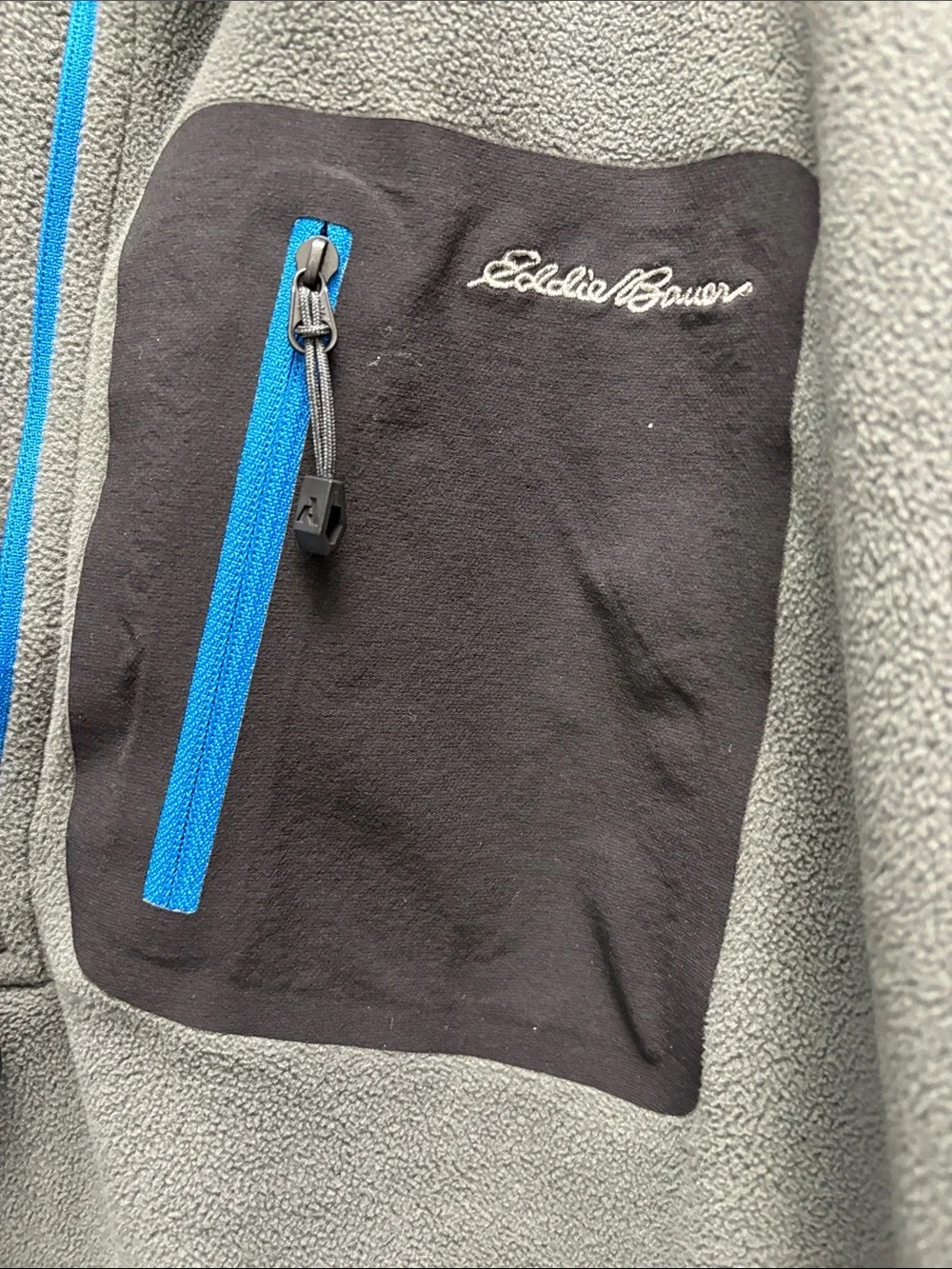 Eddie Bauer Polartec Fleece Pullover Sweatshirt Size 3XL Tall Quarter Zip